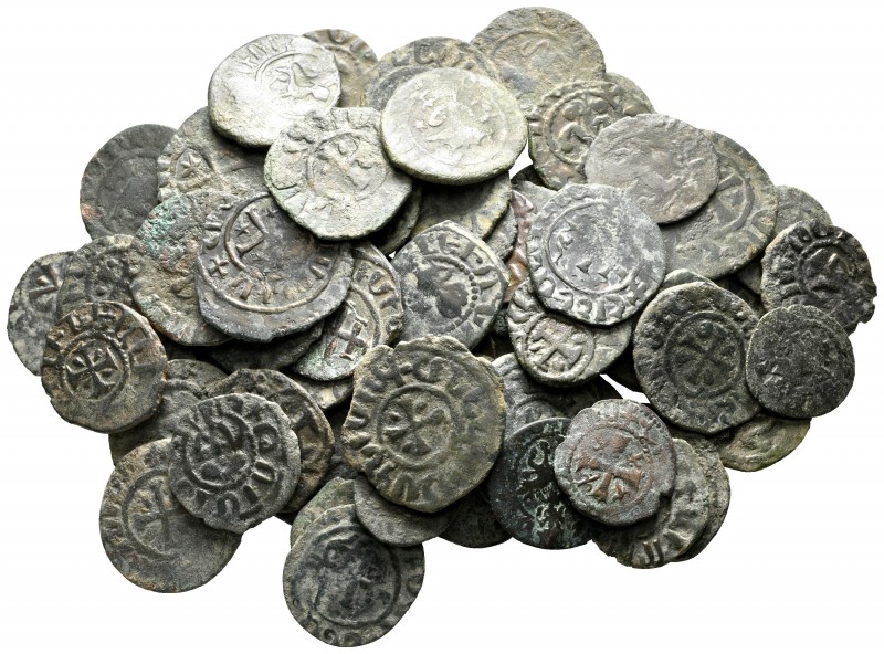 Lot of ca. 70 medieval bronze coins / SOLD AS SEEN, NO RETURN!

very fine