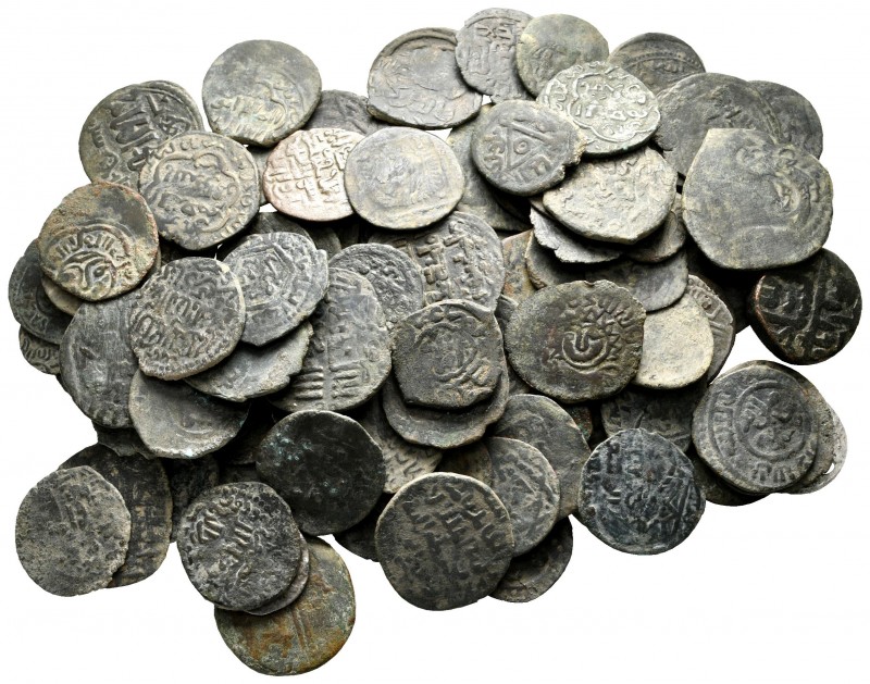 Lot of ca. 117 islamic bronze coins / SOLD AS SEEN, NO RETURN! 

nearly very f...