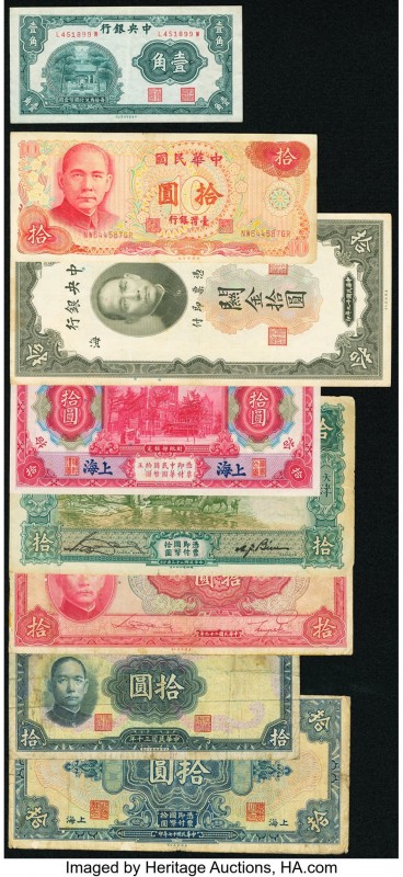 A Large Offering of Circulated Issues from China. Very Good or Better. 

HID0980...
