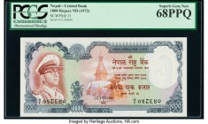Nepal Central Bank of Nepal 1000 Rupees ND (1972) Pick 21 PCGS Superb Gem New 68 PPQ. 

HID09801242017

© 2020 Heritage Auctions | All Rights Reserved...
