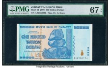 Zimbabwe Reserve Bank of Zimbabwe 100 Trillion Dollars 2008 Pick 91 PMG Superb Gem Unc 67 EPQ. 

HID09801242017

© 2020 Heritage Auctions | All Rights...
