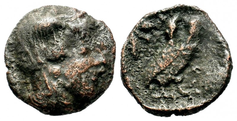 ATTICA. Athens. AR Tetradrachm ca. 454-415 B.C. Interesting Type!
Condition: Ver...