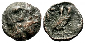 ATTICA. Athens. AR Tetradrachm ca. 454-415 B.C. Interesting Type!
Condition: Very Fine

Weight: 11,82 gr
Diameter: 23,40 mm