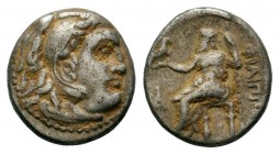 Kings of Macedon. Alexander III. "the Great" (336-323 BC). AR Drachm 
Condition: Very Fine

Weight: 4,17 gr
Diameter: 16,65 mm