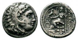 Kings of Macedon. Alexander III. "the Great" (336-323 BC). AR Drachm 
Condition: Very Fine

Weight: 4,03 gr
Diameter: 16,00 mm