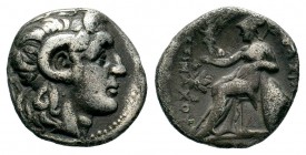 KINGS of THRACE, Macedonian. Lysimachos. 305-281 BC. AR Drachm 
Condition: Very Fine

Weight: 3,92 gr
Diameter: 17,70 mm