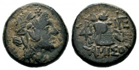 PONTOS. Amisos. Ae (85-65 BC).
Condition: Very Fine

Weight: 9,13 gr
Diameter: 20,60 mm