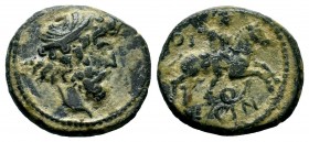 KINGS OF PAPHLAGONIA. Era of Amyntas? (36-25 BC). Ae. Isinda.
Condition: Very Fine

Weight: 4,33 gr
Diameter: 17,75 mm