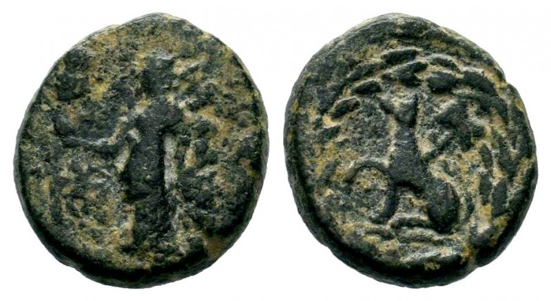 IONIA. Ephesos. Ae (Circa 50-27 BC). 
Condition: Very Fine

Weight: 3,60 gr
Diam...