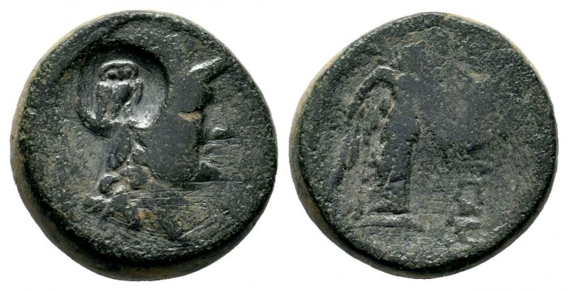 MYSIA. Pergamon. Ae (Circa 133-27 BC). Owl Countermark
Condition: Very Fine

Wei...