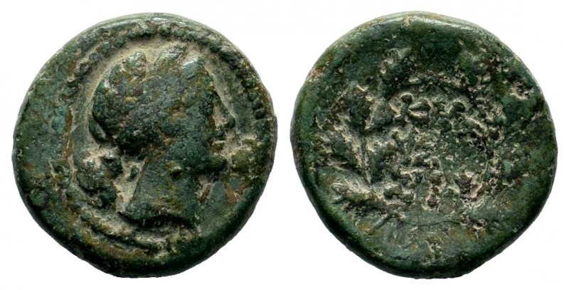 MYSIA. Kyzikos. Ae (1st century BC). Obv: 
Condition: Very Fine

Weight: 5,56 gr...
