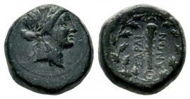 LYDIA. Sardes. Ae (2nd century BC).
Condition: Very Fine

Weight: 5,16 gr
Diameter: 14,85 mm