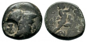 Greek Coins. Ae (2nd century BC).
Condition: Very Fine

Weight: 6,16 gr
Diameter: 17,45 mm
