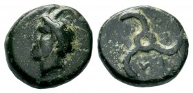 DYNASTS OF LYCIA. Perikles (Circa 380-360 BC). Ae.
Condition: Very Fine

Weight: 2,09 gr
Diameter: 12,80 mm
