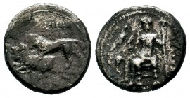 CILICIA, Soloi. Balakros, Satrap of Cilicia. 333-323 BC. AR Stater
Condition: Very Fine

Weight: 10,57 gr
Diameter: 22,85 mm