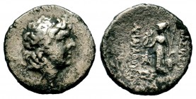 Kings of Cappadocia. Ariarathes VI (130-116 BC). AR Drachm 
Condition: Very Fine

Weight: 3,79 gr
Diameter: 18,10 mm