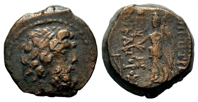 SELEUKID KINGDOM. (246-225 BC). Ae. 
Condition: Very Fine

Weight: 5,32 gr
Diame...