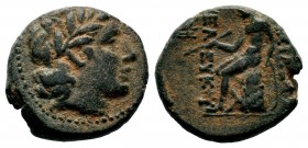SELEUKID KINGDOM. (246-225 BC). Ae. 
Condition: Very Fine

Weight: 3,18 gr
Diameter: 15,15 mm