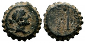 SELEUKID KINGDOM. (246-225 BC). Ae. 
Condition: Very Fine

Weight: 7,51 gr
Diameter: 19,90 mm