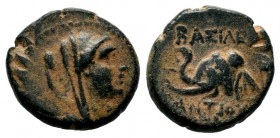SELEUKID KINGDOM. (246-225 BC). Ae. 
Condition: Very Fine

Weight: 3,26 gr
Diameter: 14,20 mm