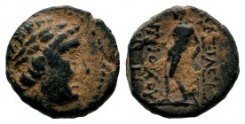SELEUKID KINGDOM. (246-225 BC). Ae. 
Condition: Very Fine

Weight: 1,79 gr
Diameter: 11,80 mm