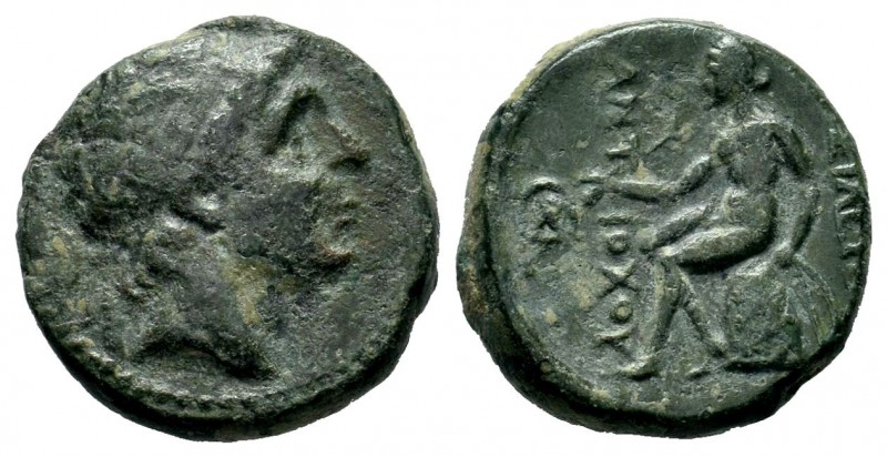 SELEUKID KINGDOM. (246-225 BC). Ae. 
Condition: Very Fine

Weight: 4,07 gr
Diame...