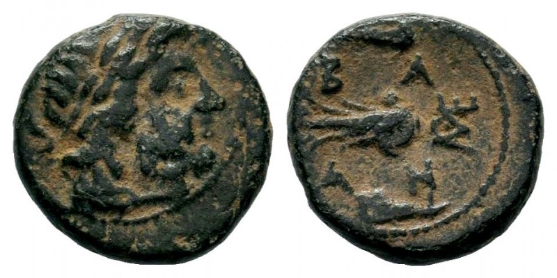 SELEUKID KINGDOM. (246-225 BC). Ae. 
Condition: Very Fine

Weight: 1,41 gr
Diame...