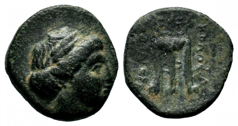 SELEUKID KINGDOM. (246-225 BC). Ae. 
Condition: Very Fine

Weight: 3,15 gr
Diame...