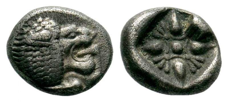 Ionia, Miletos. Late 6th-early 5th centuries B.C. AR obol 
Condition: Very Fine
...