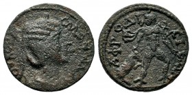 CARIA, Aphrodisias. Salonina. Augusta, AD 254-268. Æ
Condition: Very Fine

Weight: 6,30 gr
Diameter: 22,40 mm