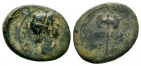 LYDIA. Tralles. Pseudo-autonomous (Late 1st century AD). Ae.
Condition: Very Fine

Weight: 2,62 gr
Diameter: 15,25 mm