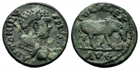 Elagabalus (218-222). Troas, Alexandria. Æ
Condition: Very Fine

Weight: 8,23 gr
Diameter: 23,25 mm