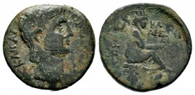 CILICIA. Uncertain Caesarea. Claudius (41-54). Ae.
Condition: Very Fine

Weight: 7,69 gr
Diameter: 22,75 mm