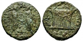 Lucius Verus co-emperor with Marcus Aurelius 161-169 AD Ae,
Condition: Very Fine

Weight: 8,37 gr
Diameter: 23,00 mm