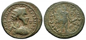 Valerianus I (253-260 AD). AE33 (20.37 g), Tarsos, Cilicia.
Condition: Very Fine

Weight: 16,08 gr
Diameter: 31,75 mm