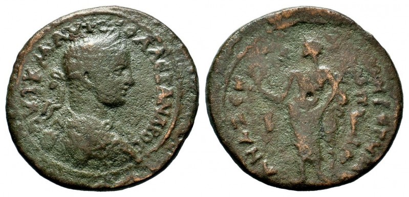 Severus Alexander Æ28 of Anazarbus, Cilicia. AD 222-235.
Condition: Very Fine

W...