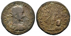 Trajan Decius; 249-251 AD, Tarsus, Cilicia, AE
Condition: Very Fine

Weight: 15,42 gr
Diameter: 34,15 mm