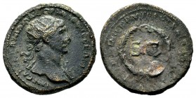 Traianus (98-117 AD). AE
Condition: Very Fine

Weight: 8,57 gr
Diameter: 23,30 mm