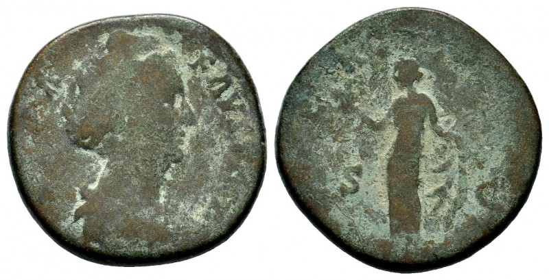 Diva Faustina I. AE Sestertius, 
Condition: Very Fine

Weight: 23,64 gr
Diameter...