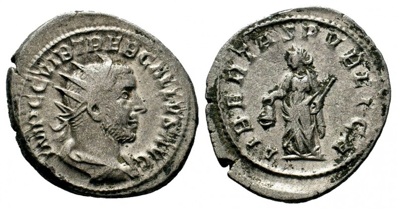 Trebonianus Gallus AR Antoninianus. Rome, 251-253. 
Condition: Very Fine

Weight...