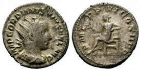 Gordian III (238-244). AR Antoninianus 
Condition: Very Fine

Weight: 3,80 gr
Diameter: 27,20 mm