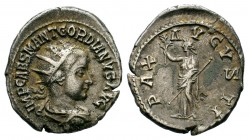 Gordian III (238-244). AR Antoninianus 
Condition: Very Fine

Weight: 4,46 gr
Diameter: 23,00 mm