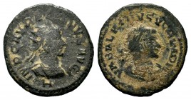 Vabalathus (268-272 AD), for and with Aurelianus (270-275 AD). AE 
Condition: Very Fine

Weight: 2,77 gr
Diameter: 20,60 mm