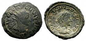 Vabalathus (268-272 AD), for and with Aurelianus (270-275 AD). AE 
Condition: Very Fine

Weight: 3,42 gr
Diameter: 20,20 mm