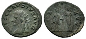 Claudius II. (268-270 AD). AE silvered Antoninianus
Condition: Very Fine

Weight: 3,59 gr
Diameter: 19,15 mm