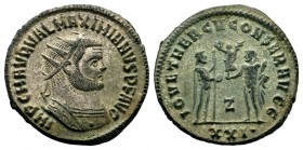 Maximian Antoninianus, AD 293-295.
Condition: Very Fine

Weight: 4,14 gr
Diameter: 22,00 mm