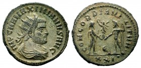 Maximian Antoninianus, AD 293-295.
Condition: Very Fine

Weight: 4,15 gr
Diameter: 21,00 mm