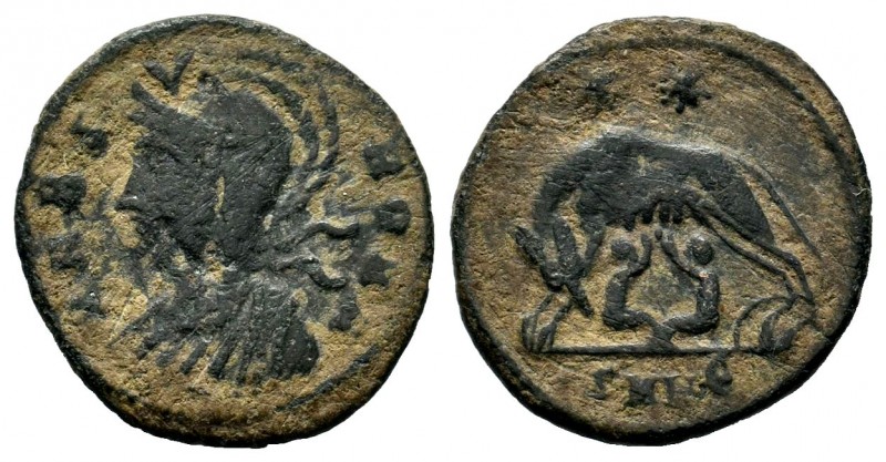 URBS ROMA, 337-340 AD. AE Follis
Condition: Very Fine

Weight: 2,09gr
Diameter: ...