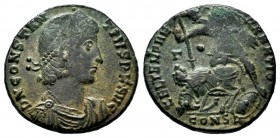 Constantius II (337-361 AD). AE Centenionalis
Condition: Very Fine

Weight: 4,65 gr
Diameter: 22,03mm