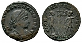 Constantinus II. AE (306-337 AD) 
Condition: Very Fine

Weight:2,25 gr
Diameter: 18,31mm